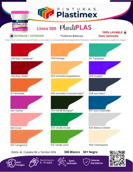 Muestrario oficial Plastiplas