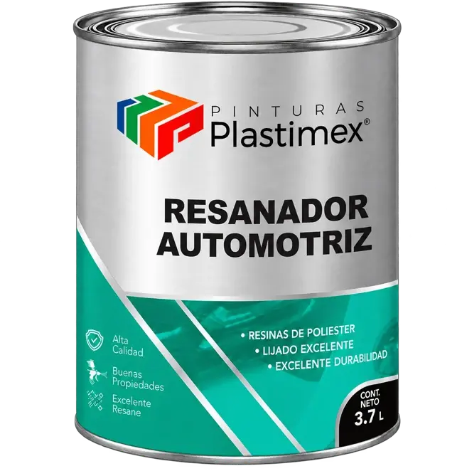 Vista ampliada del envase de Resanador Automotriz