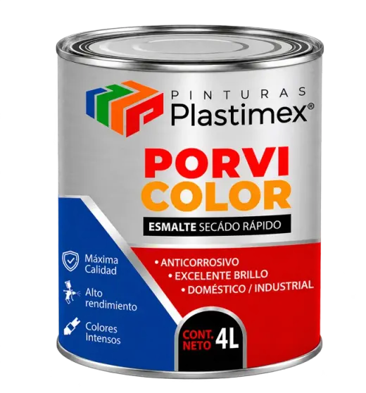 Envase de Porvicolor Esmalte Secado Rápido